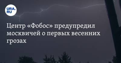 Евгений Тишковец - Центр «Фобос» предупредил москвичей о первых весенних грозах - ura.news - Москва - Московская обл.