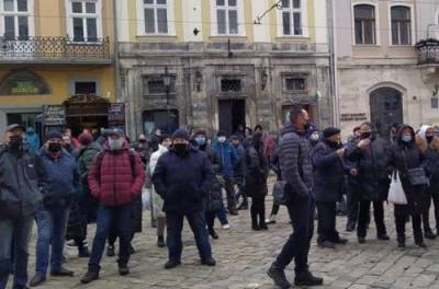 Жители Львова устроили антикарантинный протест - from-ua.com - Украина - Львов - Николаев - Запорожье