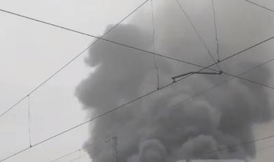 Под Днепром горят пассажирские вагоны: клубы черного дыма заполонили город, видео - politeka.net - Днепропетровская обл.