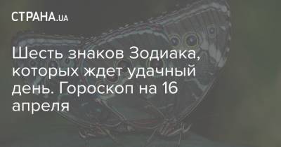 Шесть знаков Зодиака, которых ждет удачный день. Гороскоп на 16 апреля - strana.ua
