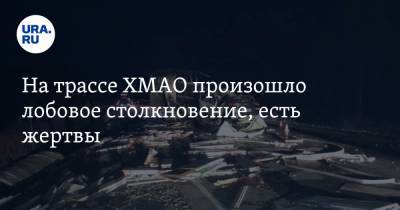 На трассе ХМАО произошло лобовое столкновение, есть жертвы. Видео - ura.news - Челябинская обл. - Югра