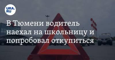 В Тюмени водитель наехал на школьницу и попробовал откупиться - ura.news - Тюмень