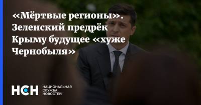 Владимир Зеленский - «Мёртвые регионы». Зеленский предрёк Крыму будущее «хуже Чернобыля» - nsn.fm - Крым - Грузия - Апсны - Приднестровье - Russia - Донбасс