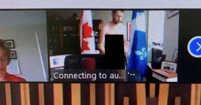 Засветил гениталиями на фоне флагов и пытался прикрыться телефоном: в Канаде депутат появился голым на онлайн-заседании - tsn.ua - Канада - Юар - Парламент