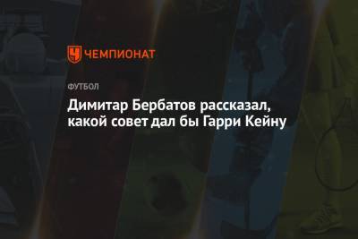 Гарри Кейн - Димитар Бербатов рассказал, какой совет дал бы Гарри Кейну - championat.com - Англия