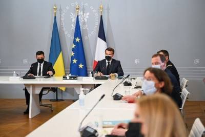 Встреча Зеленского и Макрона пошла не по плану: “вмешалась” евроинтеграция - mk.ru - Киев - Париж