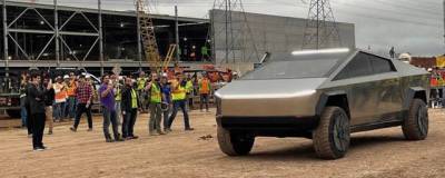 Илон Маск - Илон Маск посетил строящийся завод Tesla в Техасе на пикапе Cybertruck - runews24.ru - state Texas - Техас