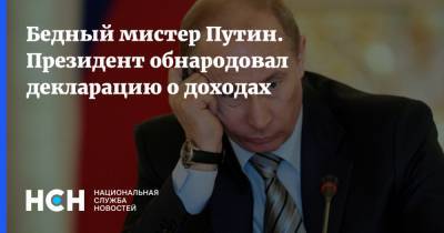 Владимир Путин - Михаил Мишустин - Бедный мистер Путин. Президент обнародовал декларацию о доходах - nsn.fm