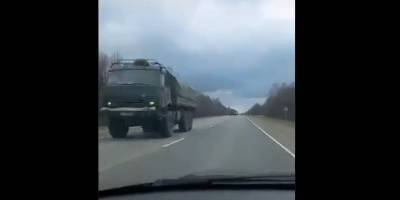 Путин продолжает перебрасывать технику к границам Украины - видео марша в Краснодарском, Ставропольском крае и Брянской области - ТЕЛЕГРАФ - telegraf.com.ua - Россия - Краснодарский край - Сумская обл. - Ставрополье - Брянская обл. - Донбасс