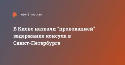 Евгений Енин - Александр Сосонюк - В Киеве назвали "провокацией" задержание консула в Санкт-Петербурге - ren.tv - Россия - Украина - Киев - Санкт-Петербург