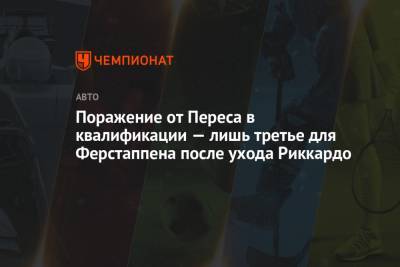 Максим Ферстаппен - Кевин Магнуссен - Александер Албон - Серхио Перес - Поражение от Переса в квалификации — лишь третье для Ферстаппена после ухода Риккардо - championat.com