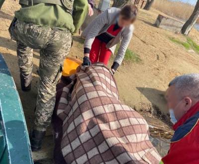В Одесской области пограничники спасли мужчину, едва не утонувшего в водохранилище (видео) - odessa-life.od.ua - Одесская обл. - Бердянск