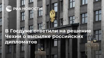 Алексей Чепа - Ян Гамачек - В Госдуме ответили на решение Чехии о высылке российских дипломатов - ria.ru - Москва - Россия - Чехия