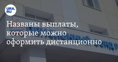 Названы выплаты, которые можно оформить дистанционно - ura.news