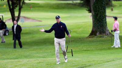 Дональд Трамп - Джо Байден - Байден в первый раз на посту президента США сыграл в гольф - mir24.tv - штат Делавэр