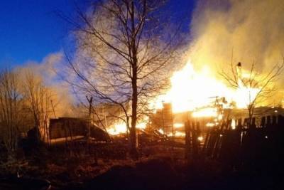 Два дома и баня сгорели у семьи из Вельского района - arh.mk.ru - район Вельский