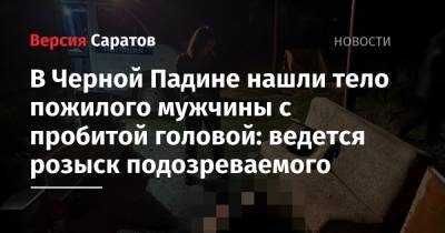 В Черной Падине нашли тело пожилого мужчины с пробитой головой: ведется розыск подозреваемого - nversia.ru - Саратовская обл. - Саратов - район Ершовский