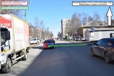 В Ухте невнимательный пешеход попал под колеса авто - komiinform.ru - респ. Коми