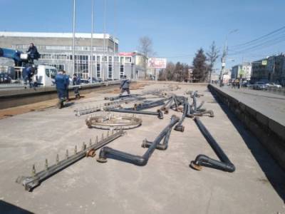 В Иркутске начали готовить к запуску фонтаны - runews24.ru - Иркутск