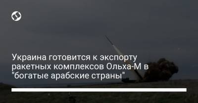 Олег Коростелев - Украина готовится к экспорту ракетных комплексов Ольха-М в "богатые арабские страны" - liga.net