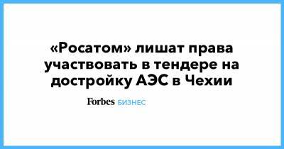 Александр Петров - Руслан Боширов - Андрей Бабиш - «Росатом» лишат права участвовать в тендере на достройку АЭС в Чехии - forbes.ru