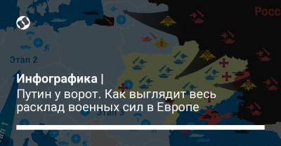 Инфографика | Путин у ворот. Как выглядит весь расклад военных сил в Европе - liga.net - Крым - Воронежская обл. - Ростовская обл. - Брянская обл.