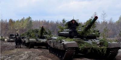 В Луганской области прошли учения танкистов 14 механизированной бригады – ФОТО - ТЕЛЕГРАФ - telegraf.com.ua - Луганская обл. - ЛНР - Луганск - Донбасс