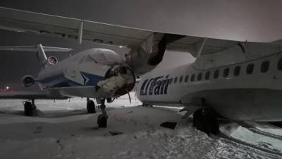 В Сургуте самолет Ютэйр отрубил лопастями нос ЯК-40 - nashgorod.ru - Сургут