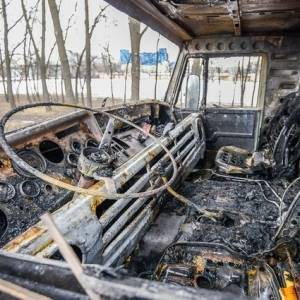 В Запорожской области сгорел КамАЗ - reporter-ua.com - Запорожская обл. - Камаз - Пологи