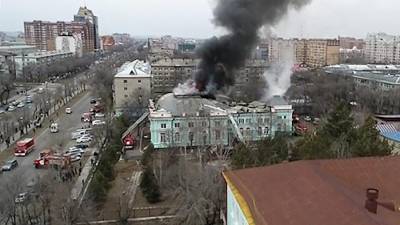 Открытое горение в кардиоцентре в Благовещенске ликвидировали - iz.ru - Благовещенск