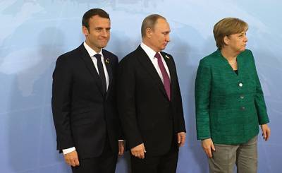 Владимир Зеленский - Владимир Путин - Ангела Меркель - Эммануэль Макрон - Об Украине без Украины: почему дуэт Меркель — Макрон решил поговорить с Путиным (Апостроф, Украина) - inosmi.ru - Россия - Украина - Киев - Германия - Франция - Иран - Ливия - Донбасс