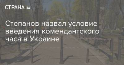 Максим Степанов - Степанов назвал условие введения комендантского часа в Украине - strana.ua - Киев