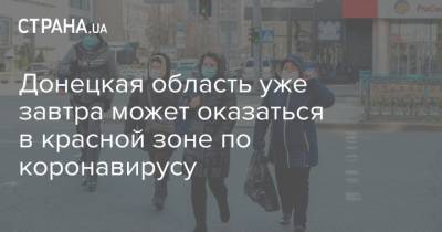 Максим Степанов - Донецкая область уже завтра может оказаться в красной зоне по коронавирусу - strana.ua - Киев - Николаевская обл. - Житомирская обл. - Львовская обл. - Херсонская обл. - Донецкая обл.