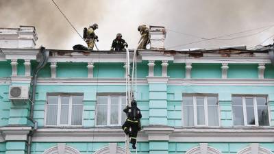 Василий Орлов - Пожар в кардиоцентре Благовещенска ликвидировали - iz.ru - Амурская обл. - Благовещенск