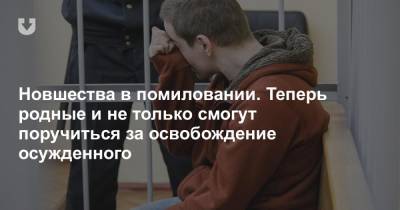 Новшества в помиловании. Теперь родные и не только смогут поручиться за освобождение осужденного - news.tut.by