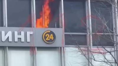 Пожар на Зубовском бульваре в Москве локализовали - piter.tv - Москва