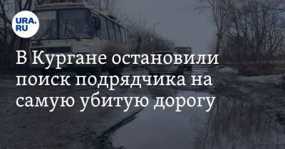 В Кургане остановили поиск подрядчика на самую убитую дорогу. Фото - ura.news - Челябинская обл. - Курганская обл. - Ивановск