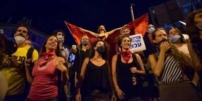 Биньямин Нетаниягу - Беня Ганц - Гидеон Саар - Уличные протесты против Нетаниягу возвращаются - detaly.co.il