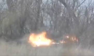 Андрей Цаплиенко - Появилось видео уничтожения бойцами ВСУ огневой точки «ДНР» - real-vin.com - ДНР - Донецкая обл.