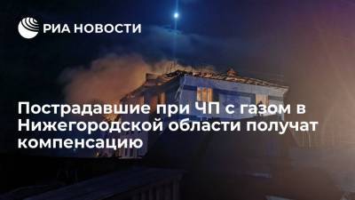 Глеб Никитин - Пострадавшие при ЧП с газом в Нижегородской области получат компенсацию - ria.ru - Нижегородская обл. - Нижний Новгород - район Дальнеконстантиновский - Арзамас