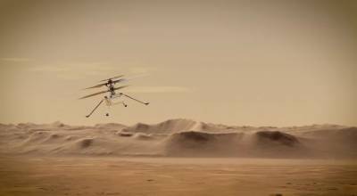 NASA показало видео полета вертолета на Марсе - news.bigmir.net