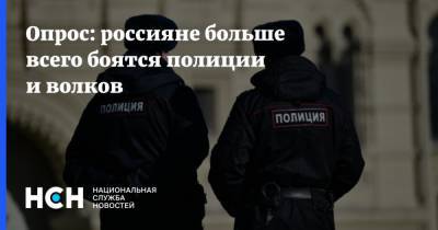 Опрос: россияне больше всего боятся полиции и волков - nsn.fm - Москва - Санкт-Петербург - Новгородская обл.