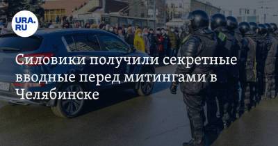Алексей Навальный - Силовики получили секретные вводные перед митингами в Челябинске - ura.news - Челябинск