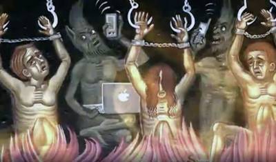 В храме Тверской области объяснили появление изображений бесов со смартфонами - newizv.ru - Тверь - Тверская обл. - Греция