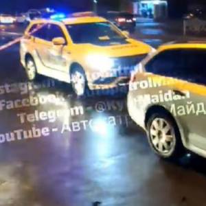 В Киеве погоня при участии полиции закончилась ДТП. Видео - reporter-ua.com - Киев