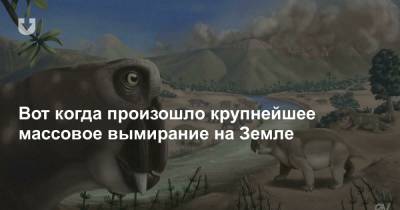 Вот когда произошло крупнейшее массовое вымирание на Земле - news.tut.by - Норильск