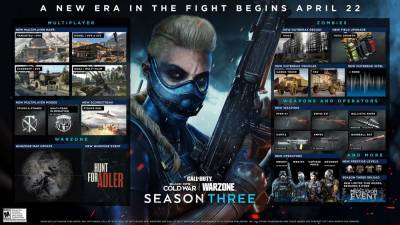 3 сезон Сall of Duty: Warzone и Black Ops Cold War начнется 22 апреля: чего ждать геймерам - 24tv.ua