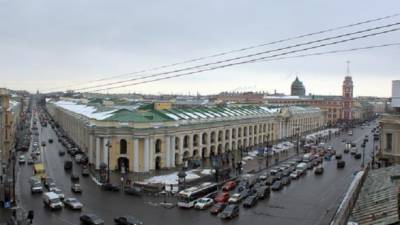Вдоль Гостиного двора на Невском высадят новые деревья - piter.tv - Санкт-Петербург - Благоустройство