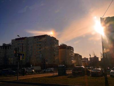 Александр Колесов - Утром жители Петербурга наблюдали гало - neva.today - Петербурга - р-н Приморский