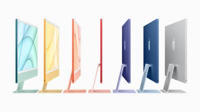Apple представила 24-дюймовый iMac на процессоре M1 — в новом «плоском» дизайне с узкими рамками в шести ярких цветах - itc.ua